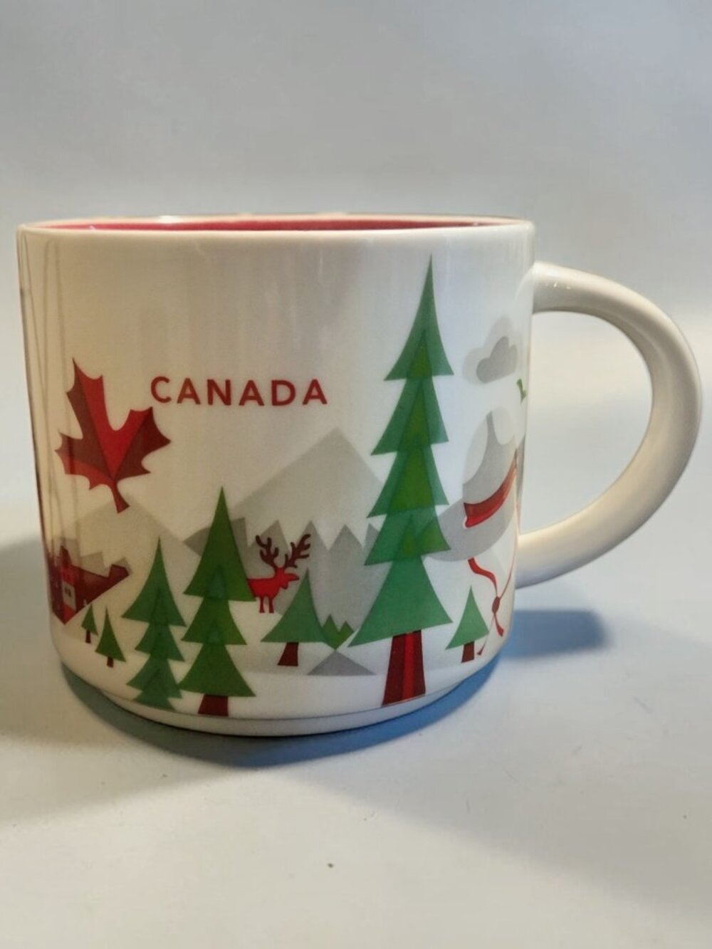 Starbucks Canada 14oz. You Are Here Ceramic Mug 2013